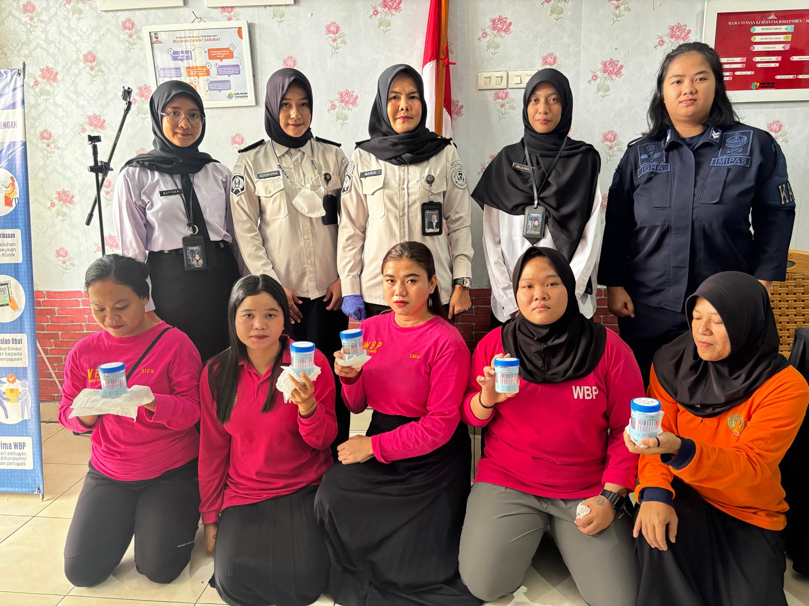 Tes Urine Berkala, Lapas Perempuan Pangkalpinang Pastikan Warga Binaan Bebas Narkoba